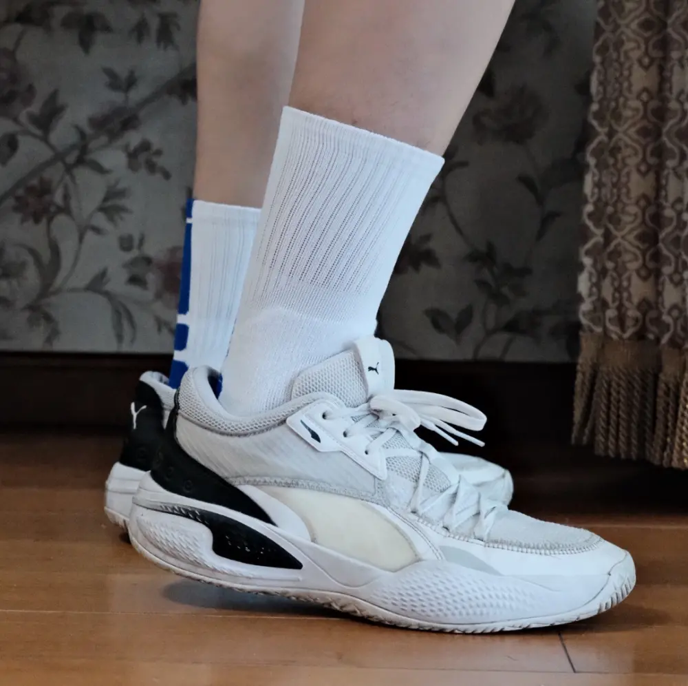 Giày Puma Court Rider Team ‘White Black’ 195660-03 - Ảnh 4