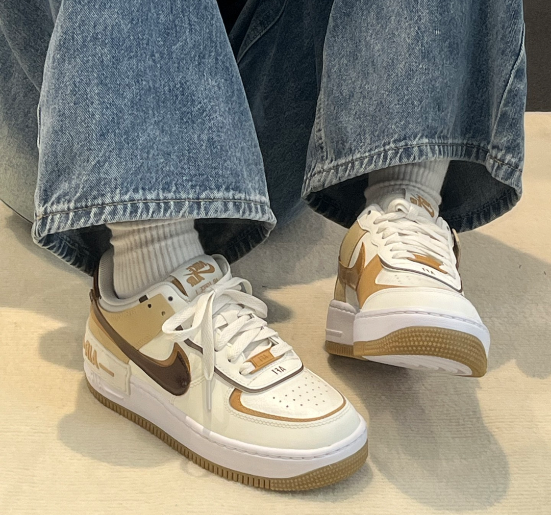 Giày Nike Air Force 1 Shadow ‘Sail Cacao Wow Gum’ DZ1847-106 - Ảnh 5