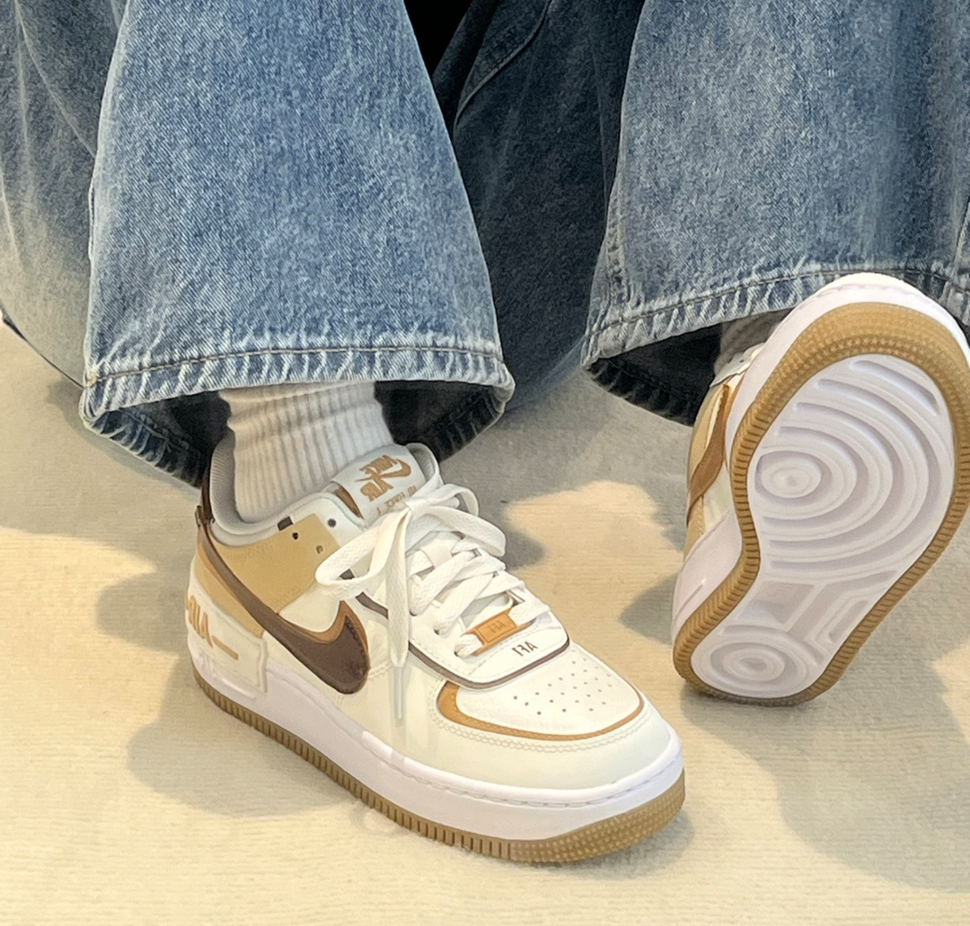Giày Nike Air Force 1 Shadow ‘Sail Cacao Wow Gum’ DZ1847-106 - Ảnh 4