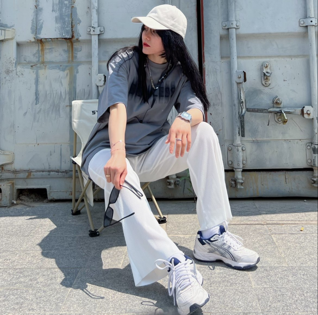 Giày Asics Gel 170 TR ‘White Navy’ 1023A054‑100 - Ảnh 3