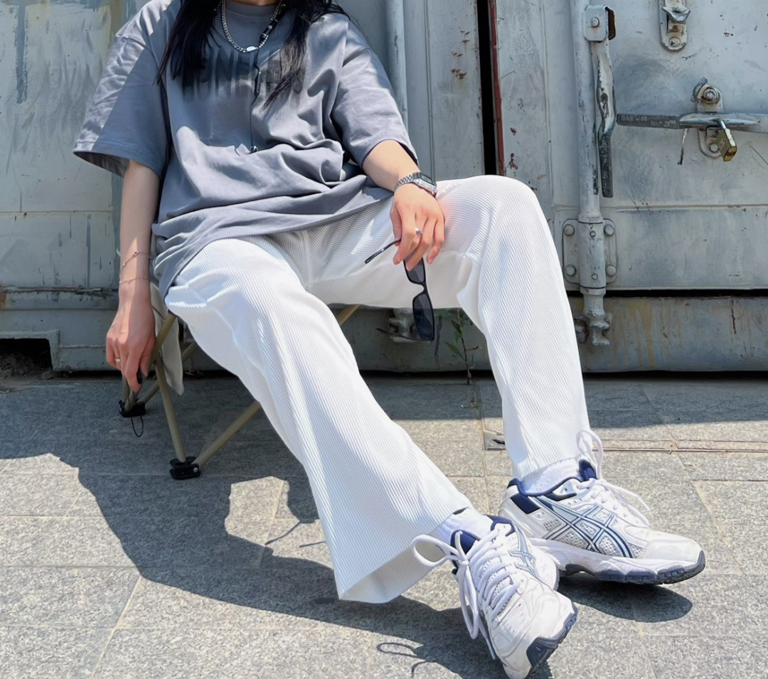 Giày Asics Gel 170 TR ‘White Navy’ 1023A054‑100 - Ảnh 4