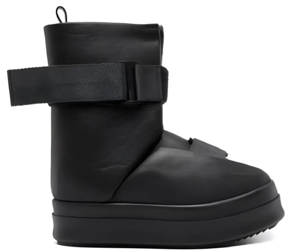 Giày Rick Owens Enkellaarzen Met Gesp 'Black' RR02C7870LCO-99