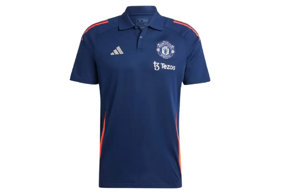 Áo Adidas Manchester United Tiro 24 Polo 'Blue' IT2028