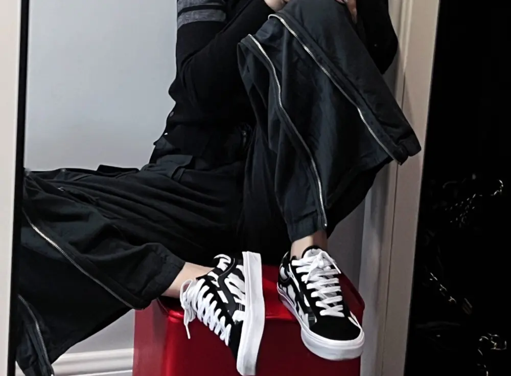 Alternative view of Giày Vans Tiger Style 36 Low-Top ‘Black White’ VN0A3DZ3WHT