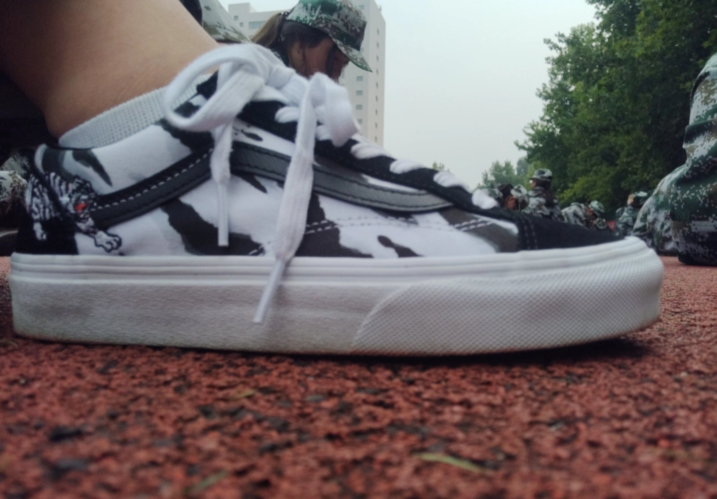 Giày Vans Tiger Style 36 Low-Top ‘Black White’ VN0A3DZ3WHT - Ảnh 6