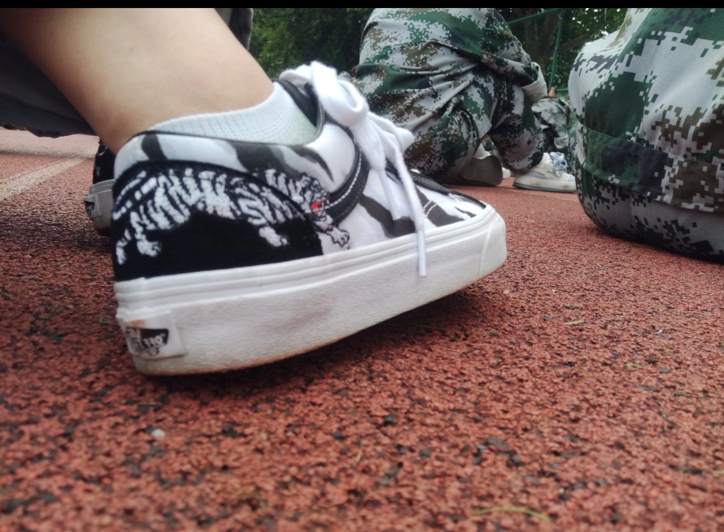 Giày Vans Tiger Style 36 Low-Top ‘Black White’ VN0A3DZ3WHT - Ảnh 5