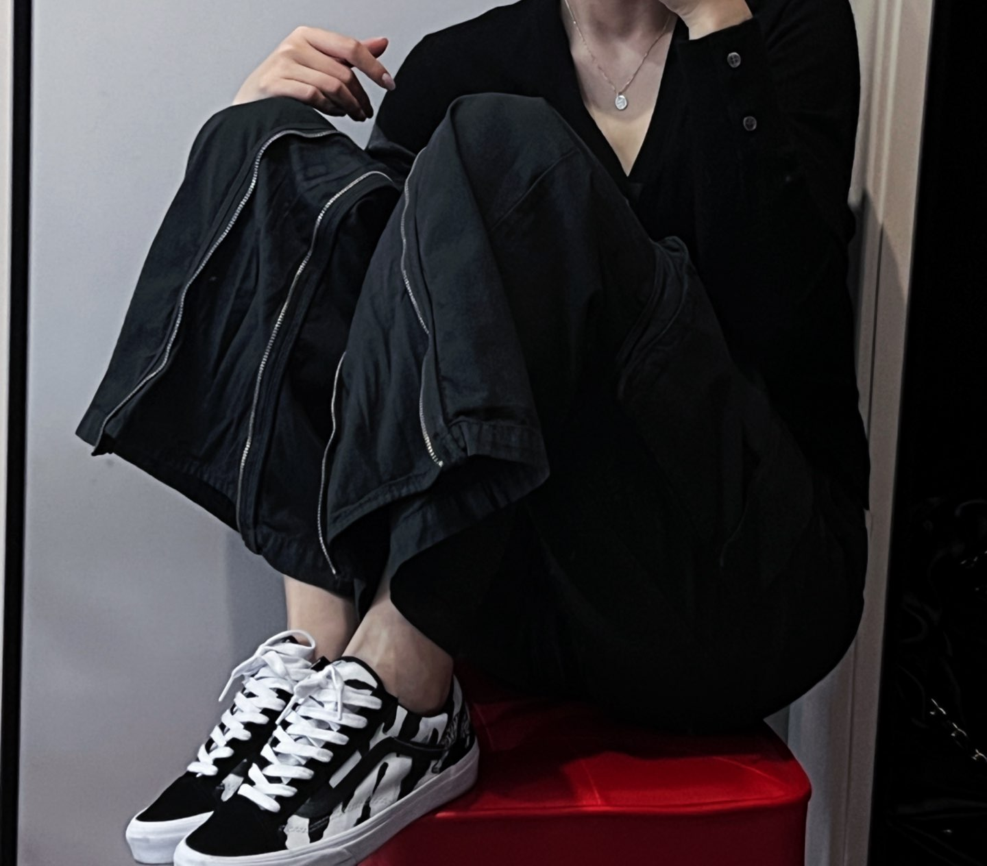 Giày Vans Tiger Style 36 Low-Top ‘Black White’ VN0A3DZ3WHT - Ảnh 3