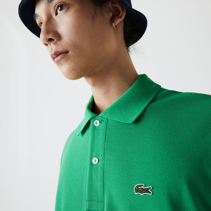 Áo Lacoste Classic Fit Polo Shirt ‘Fluorine Green’ L1212-11-LDM - Ảnh 5