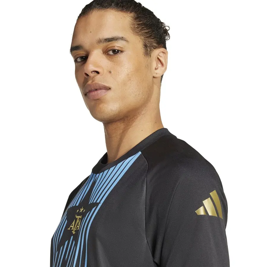 Áo Adidas Argentina Pre-Match Jersey 'Black' IW5363 - Ảnh 3