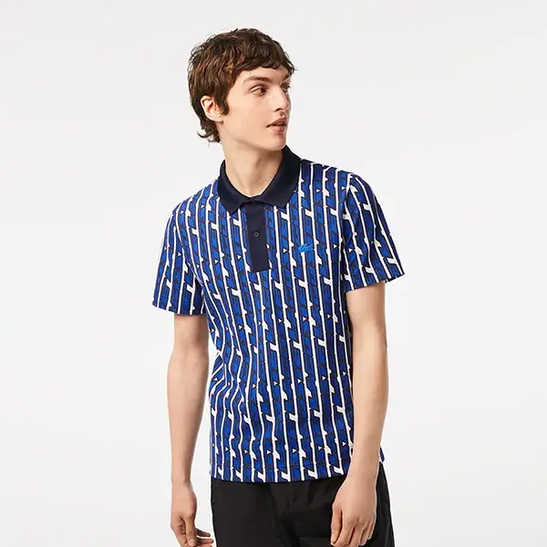 Áo Polo Lacoste Men's Two-Tone Printed PH5655-51-ANY - Ảnh 5
