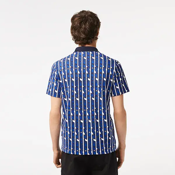 Áo Polo Lacoste Men's Two-Tone Printed PH5655-51-ANY - Ảnh 4