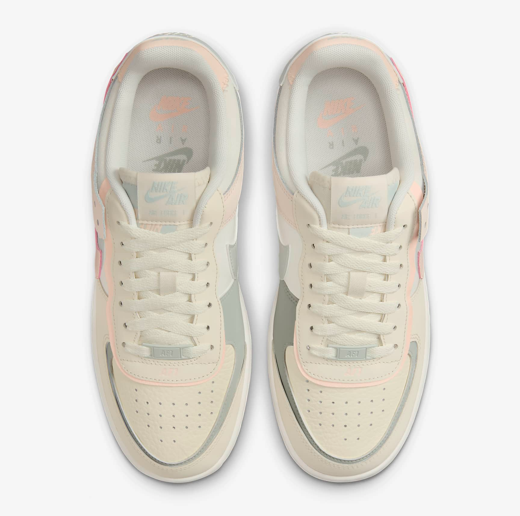 Giày Nike Air Force 1 Shadow ‘Coconut Milk Crimson Tint’ DZ1847-105 - Ảnh 10