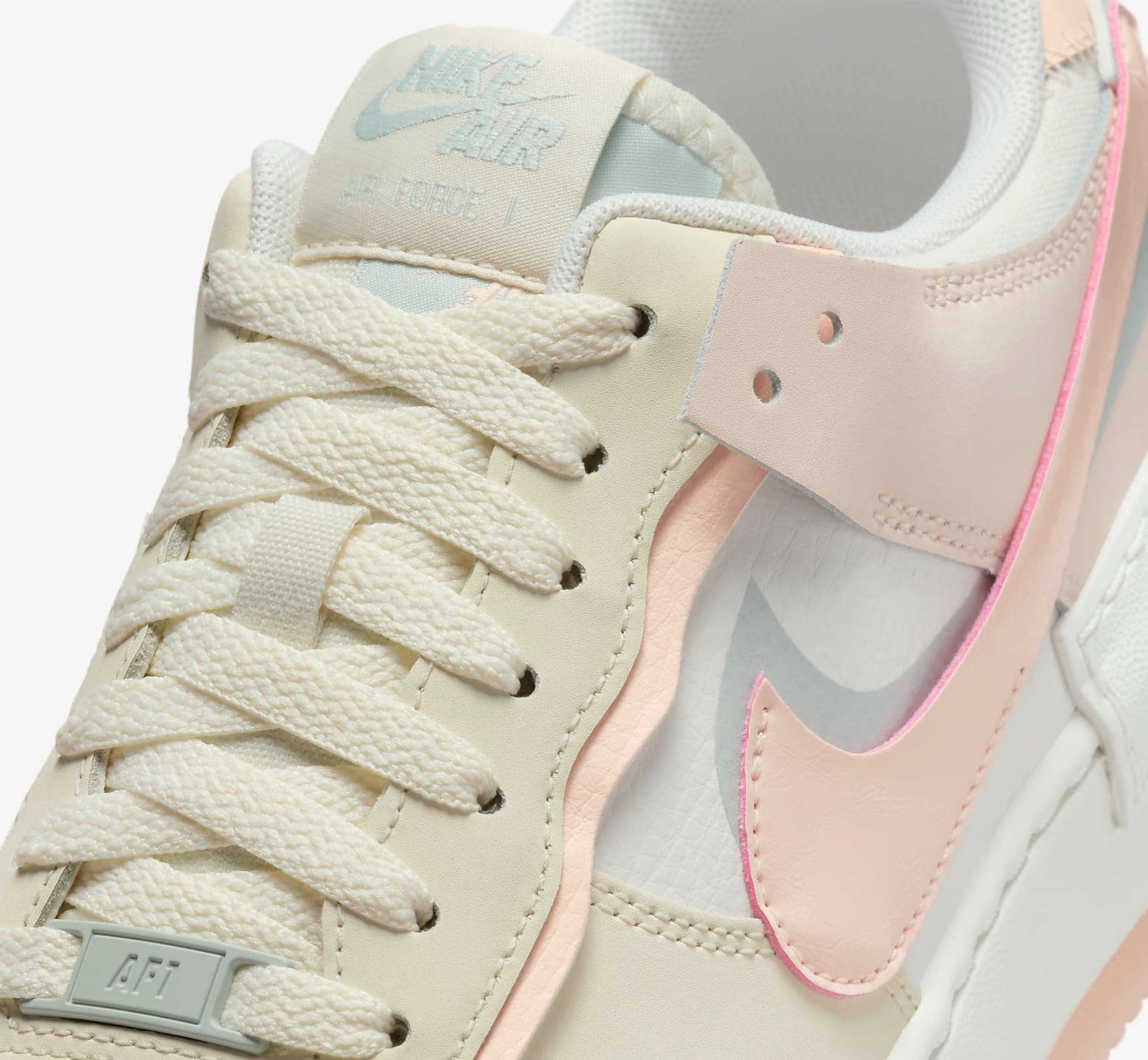 Giày Nike Air Force 1 Shadow ‘Coconut Milk Crimson Tint’ DZ1847-105 - Ảnh 7
