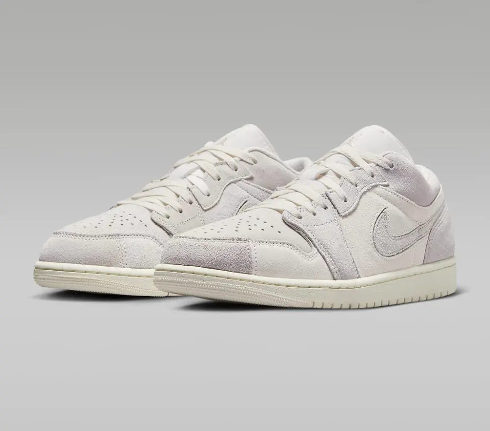 Giày Nike Air Jordan 1 Low SE Craft 'Pale Ivory' FQ3055-100 - Ảnh 3