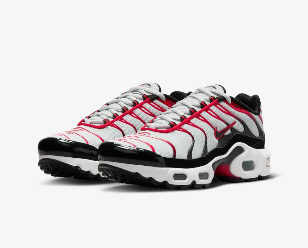 Alternative view of Giày Nike Air Max Plus GS ‘Platinum University Red’ CD0609-027