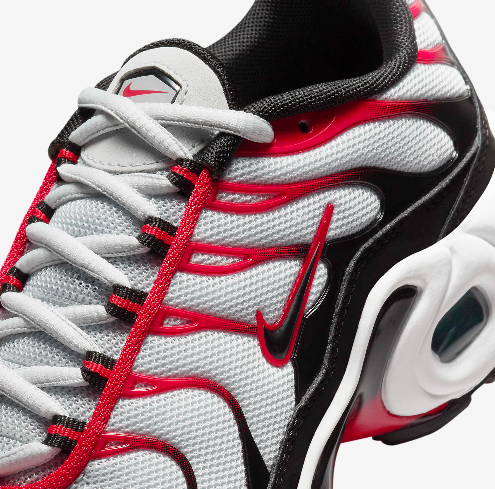 Giày Nike Air Max Plus GS ‘Platinum University Red’ CD0609-027 - Ảnh 3