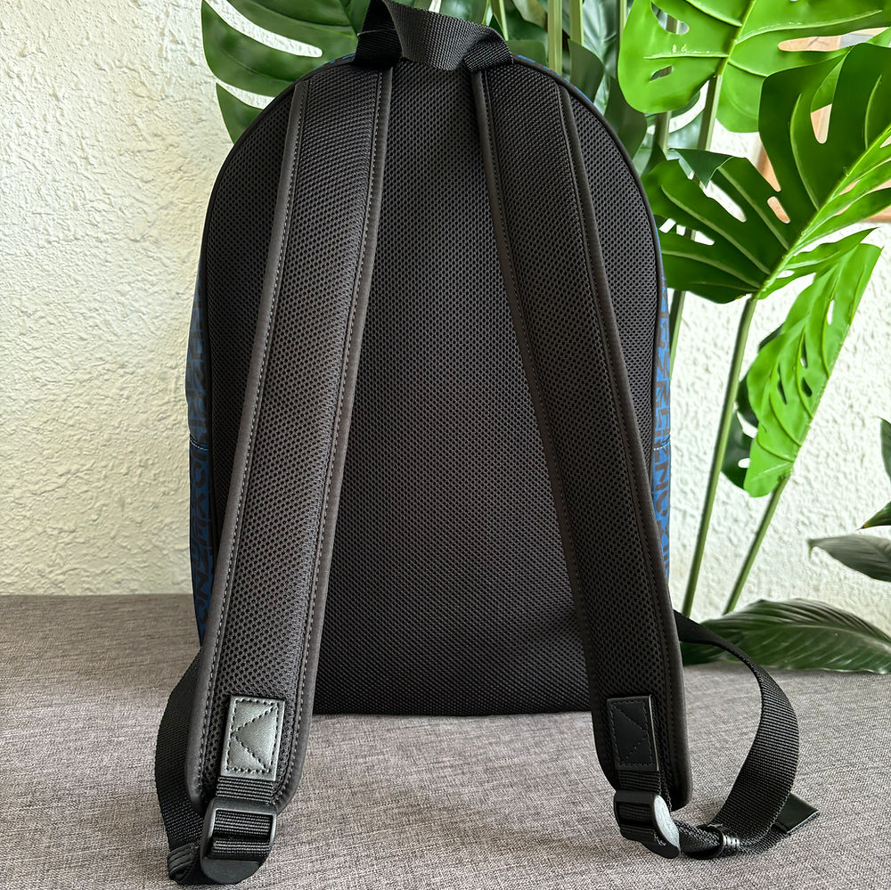 Balo Kenzo Logo Print Allover 'Navy' FB65SA213F36-78 - Ảnh 4