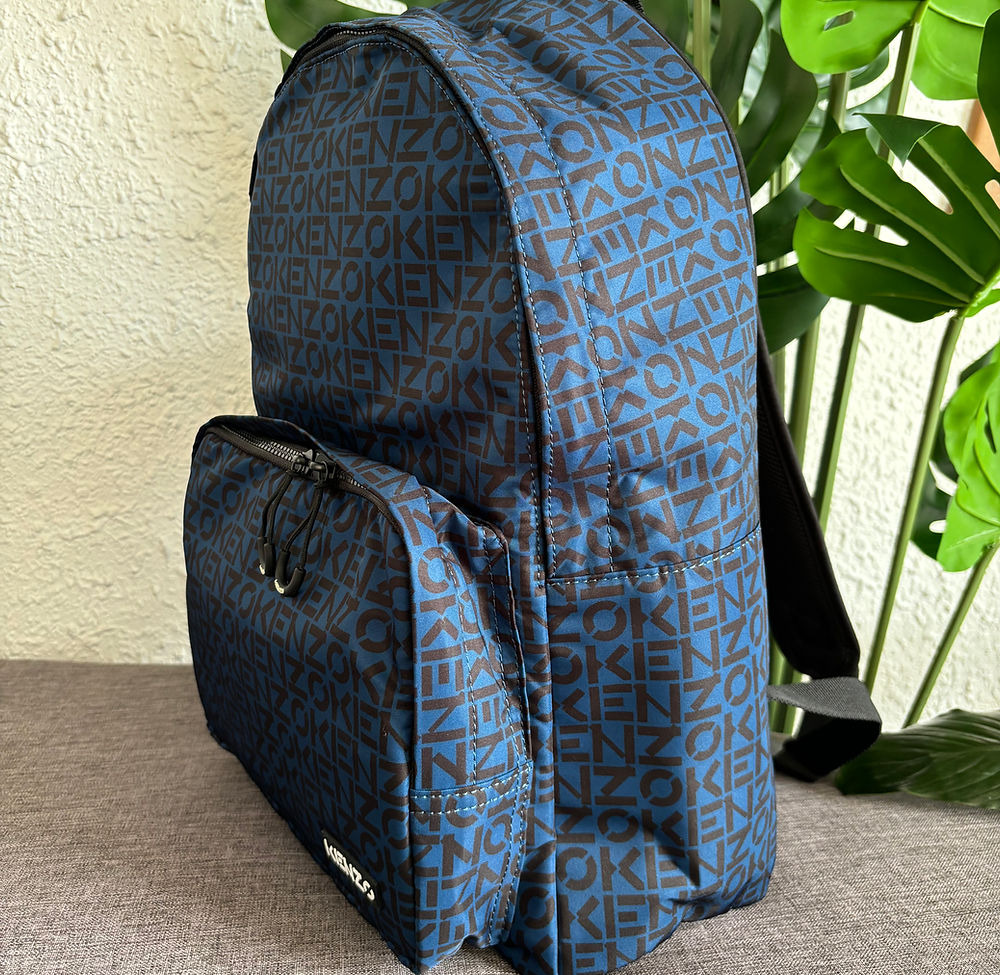 Balo Kenzo Logo Print Allover 'Navy' FB65SA213F36-78 - Ảnh 5