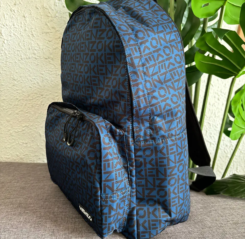 Balo Kenzo Logo Print Allover 'Navy' FB65SA213F36-78 - Ảnh 5