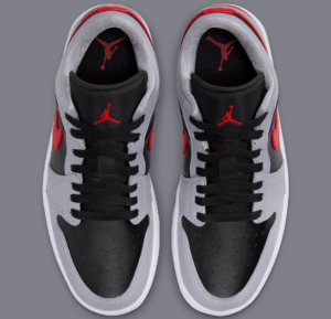 Alternative view of Giày Nike Air Jordan 1 Low 'Cement Fire Red' FZ4183-002