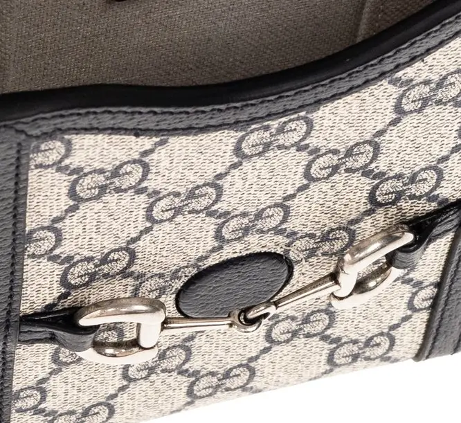 Túi Gucci 1955 Horsebit ‘Grey’ 625615K9GSN - Ảnh 3
