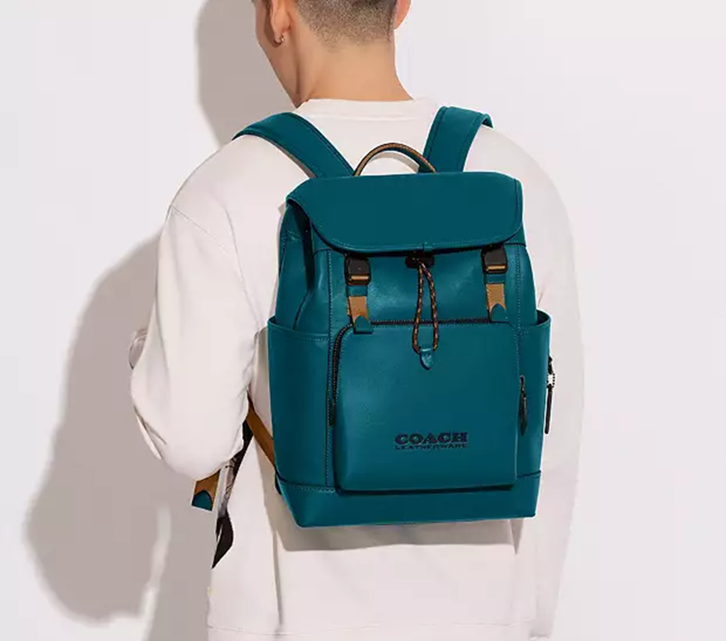 Balo Coach Mochila League Flap 'Blue' C2284-MVT - Ảnh 2