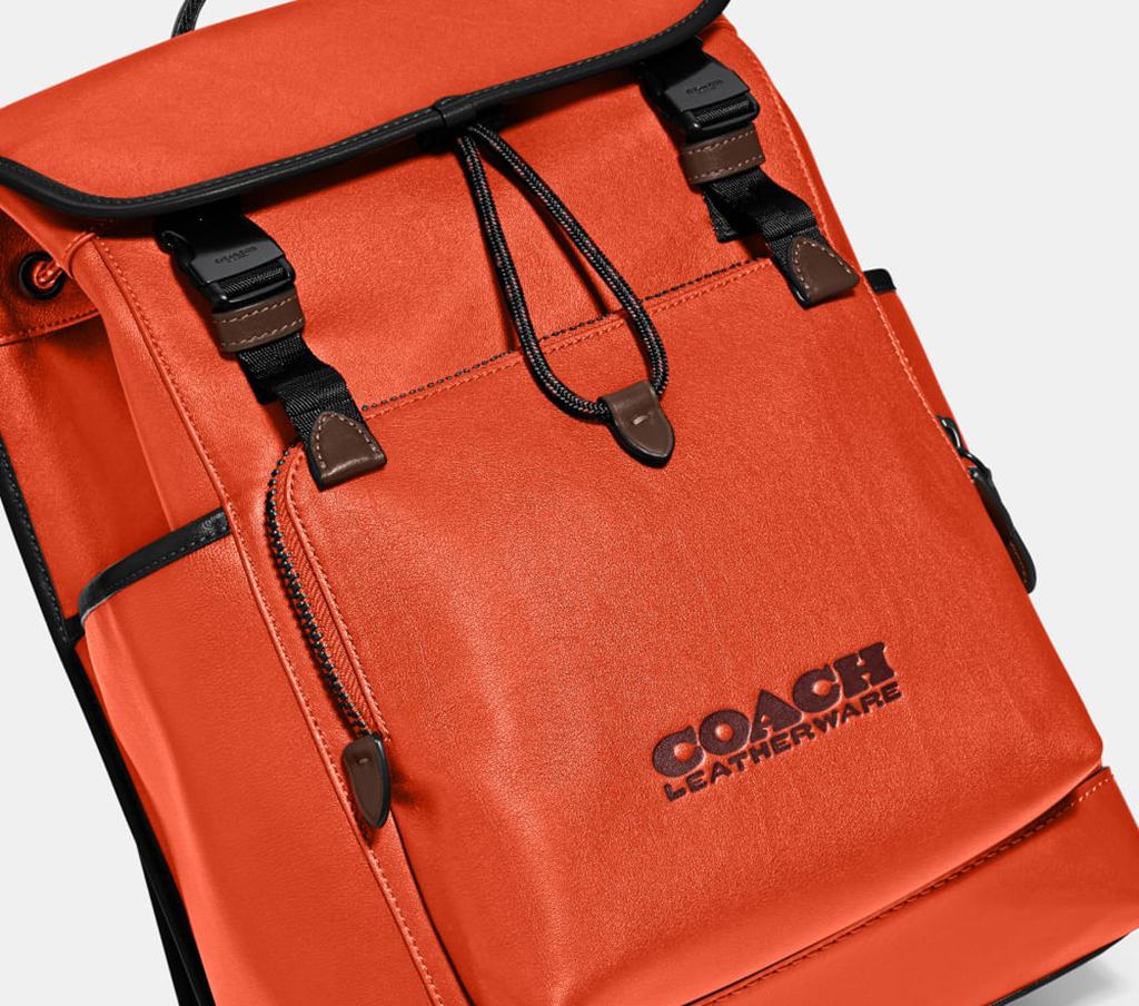 Balo Coach Mochila League Flap 'Laranja' C5342-P30 - Ảnh 3