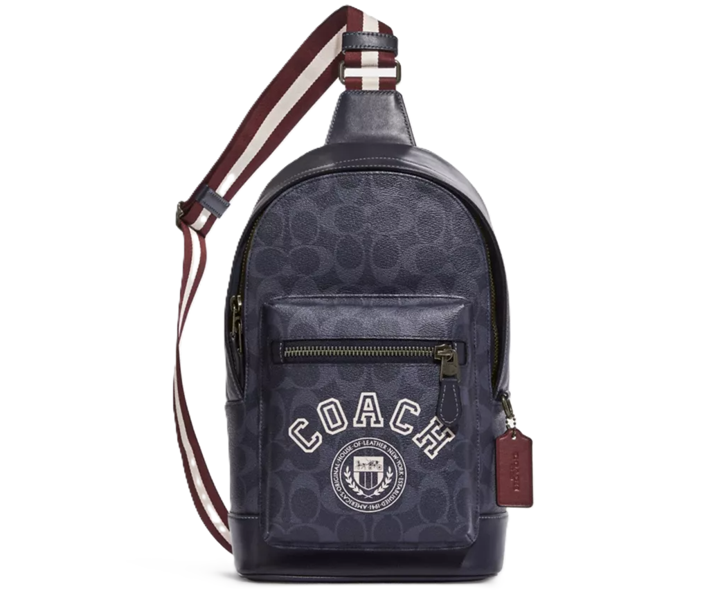 Túi Coach West Pack In Signature Canvas ‘Dark Blue’ CB913-QBOIZ