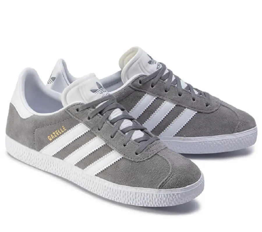 Giày Adidas Gazelle 'Grey Cloud White Gold Metallic' FW0716 - Ảnh 6