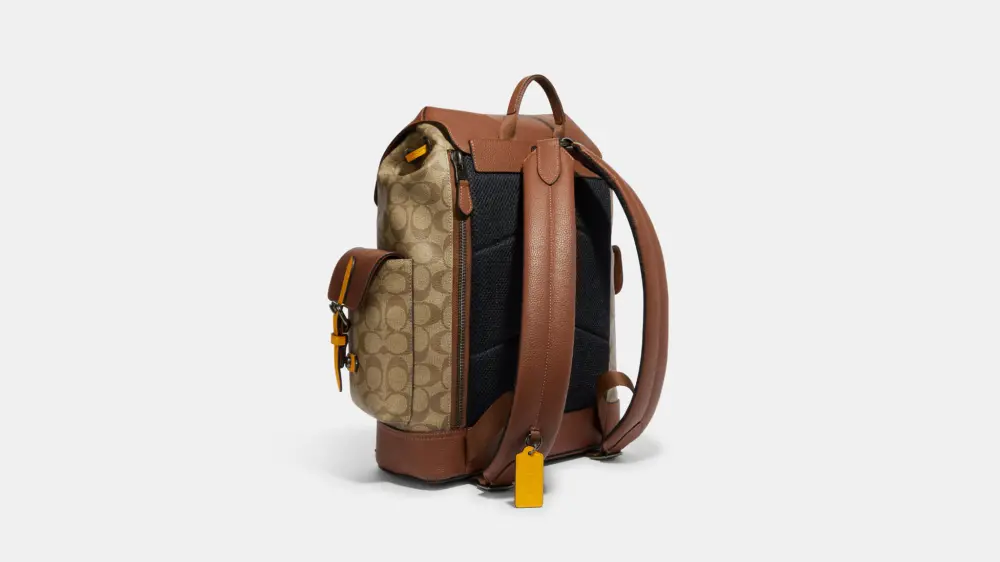 Balo Coach Hudson Colorblock 'Khaki Multi' CI174-QBE7V - Ảnh 5