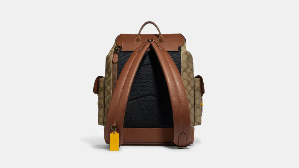 Balo Coach Hudson Colorblock 'Khaki Multi' CI174-QBE7V - Ảnh 4