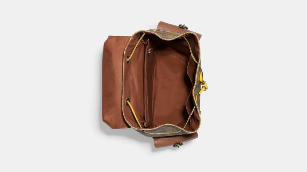 Balo Coach Hudson Colorblock 'Khaki Multi' CI174-QBE7V - Ảnh 3