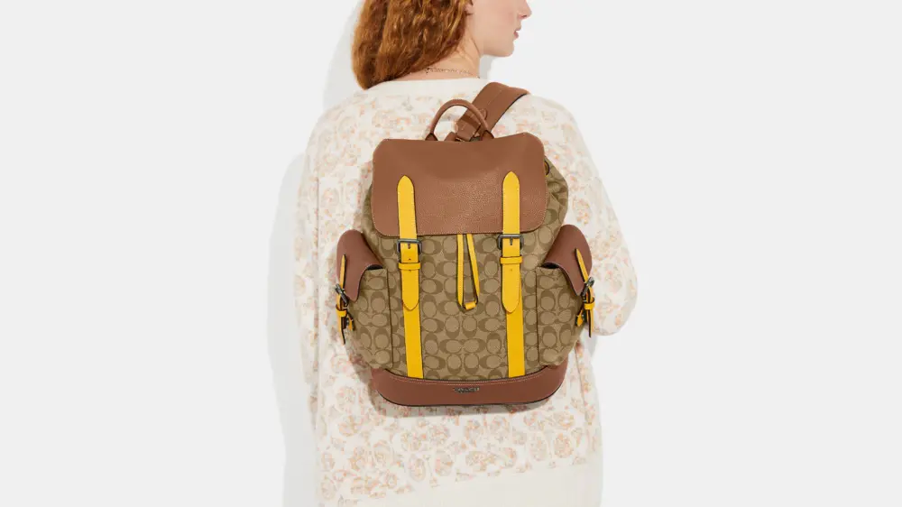 Alternative view of Balo Coach Hudson Colorblock 'Khaki Multi' CI174-QBE7V