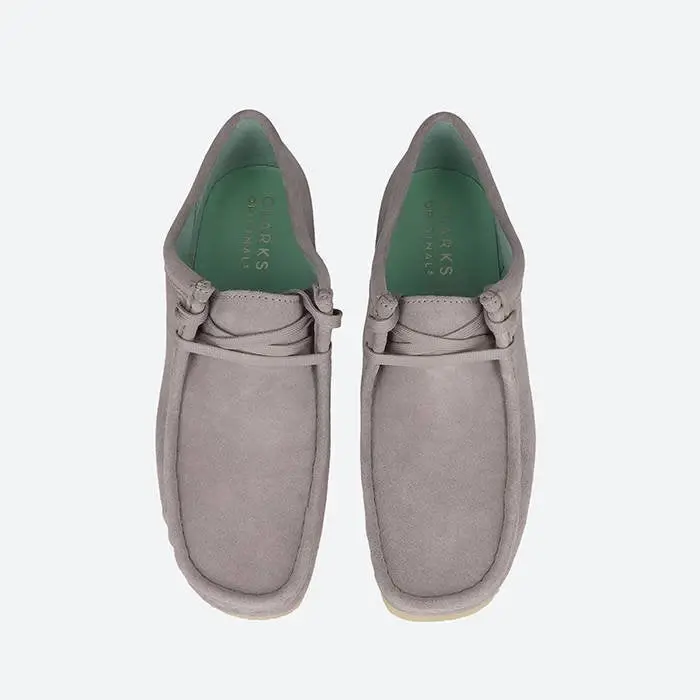 Giày Clarks Mens Wallabee Low 'Gray Combi' 26160202 - Ảnh 4
