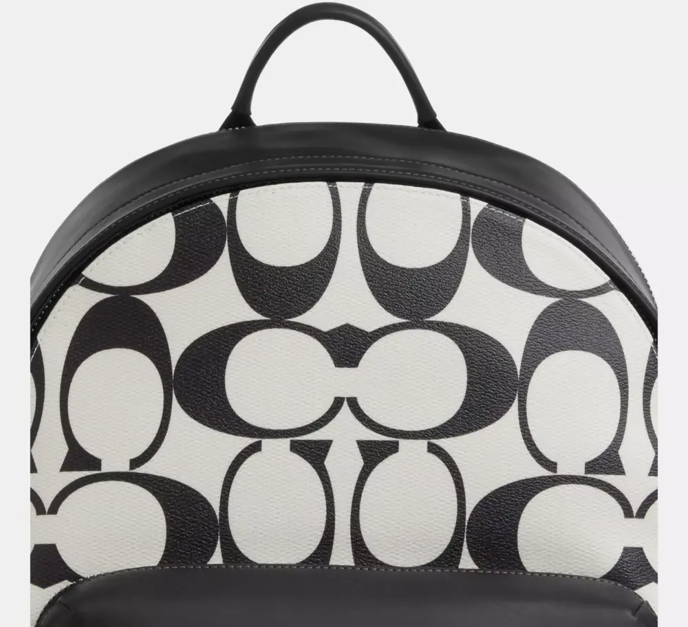 Balo Coach West Signature Canvas 'Black White' CO920-SVWGH - Ảnh 3