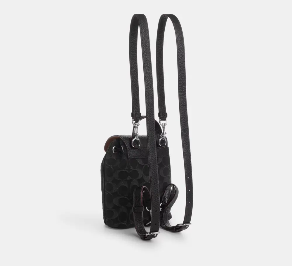 Alternative view of Balo Coach Amelia Convertible Denim 'Black' CP106-SVBK