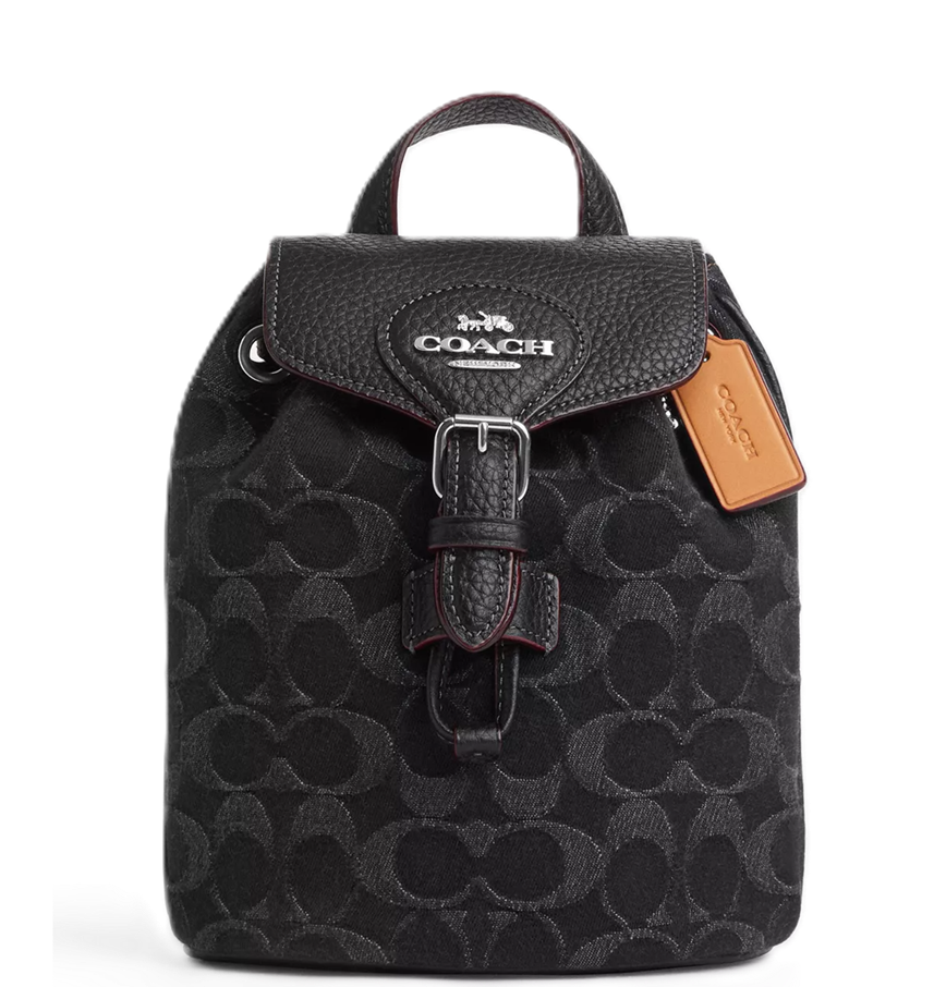 Balo Coach Amelia Convertible Denim 'Black' CP106-SVBK