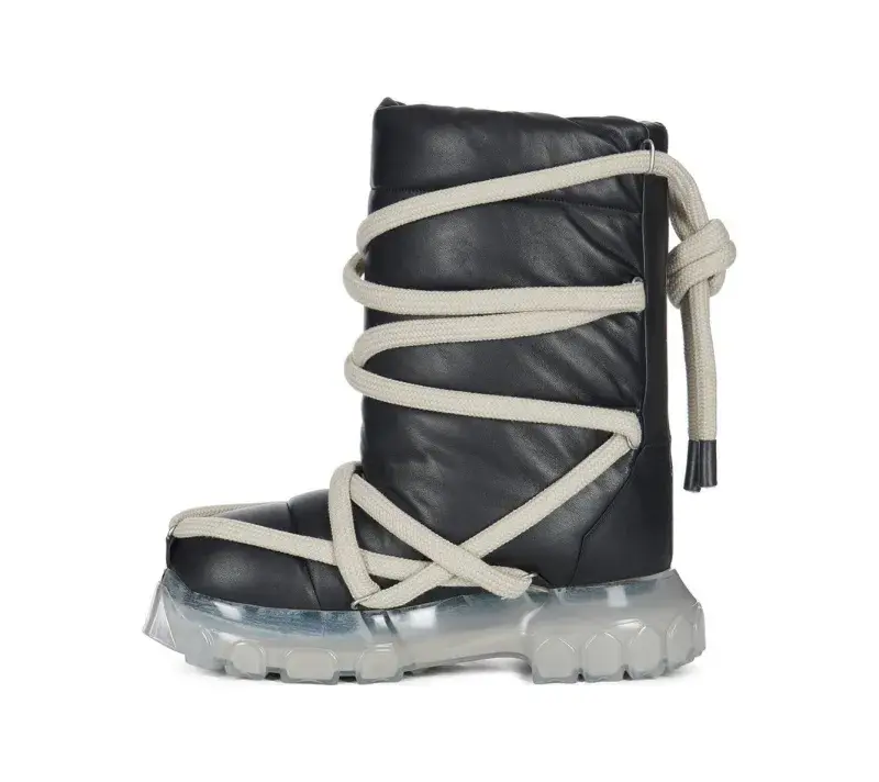 Alternative view of Giày Rick Owens WMNS Lunar Tractor 'Black' RU02C7889LLPW10-90