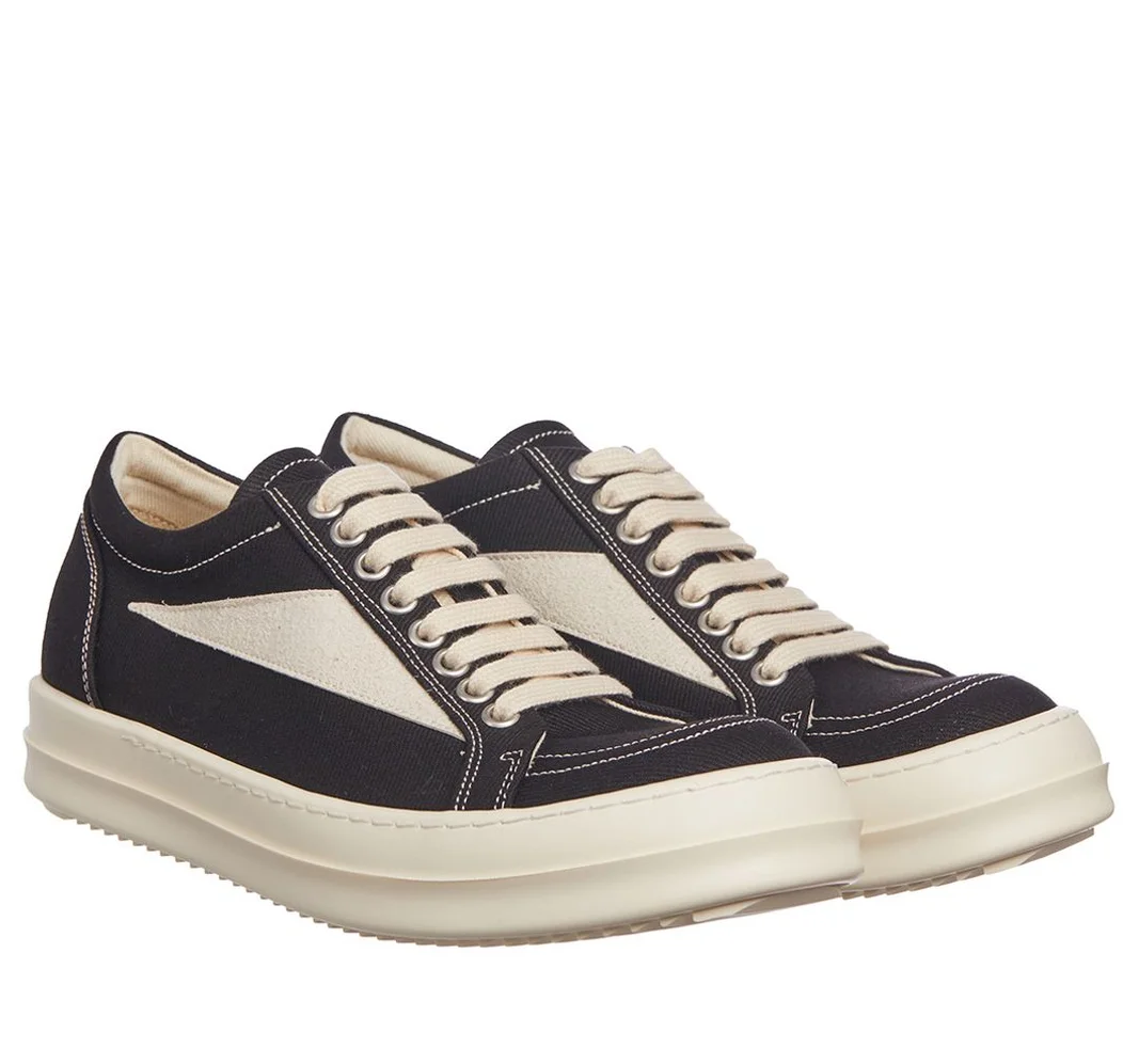 Giày Rick Owens DRKSHDW Vintage Lace-Up 'Black' DS02C5803DO-911 - Ảnh 4