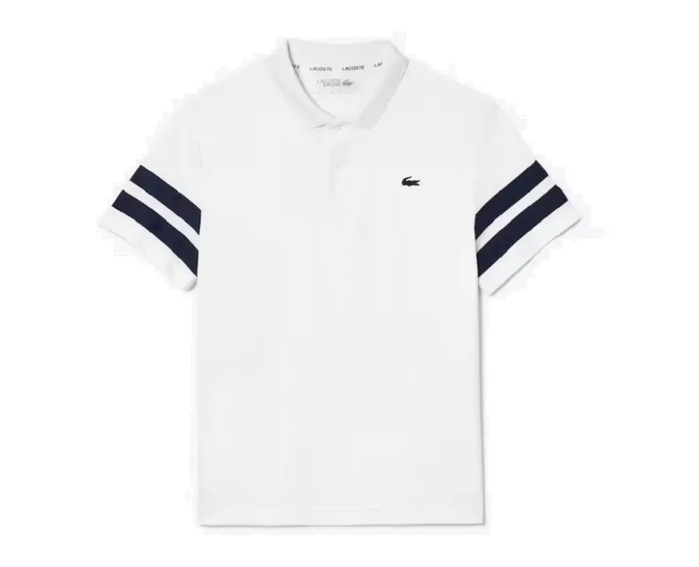 Áo Lacoste Ultra-Dry Colorblock Polo 'White' DH7352-51-522