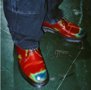 Alternative view of Giày Dr.Martens Supreme x 1461 'Wear Away Pack Red' 32127640