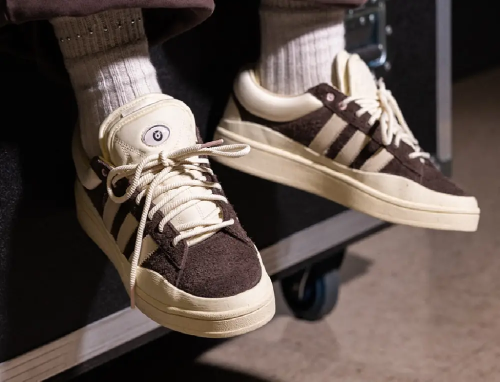 Giày Adidas Campus x Bad Bunny ‘Deep Brown’ ID2534 - Ảnh 3