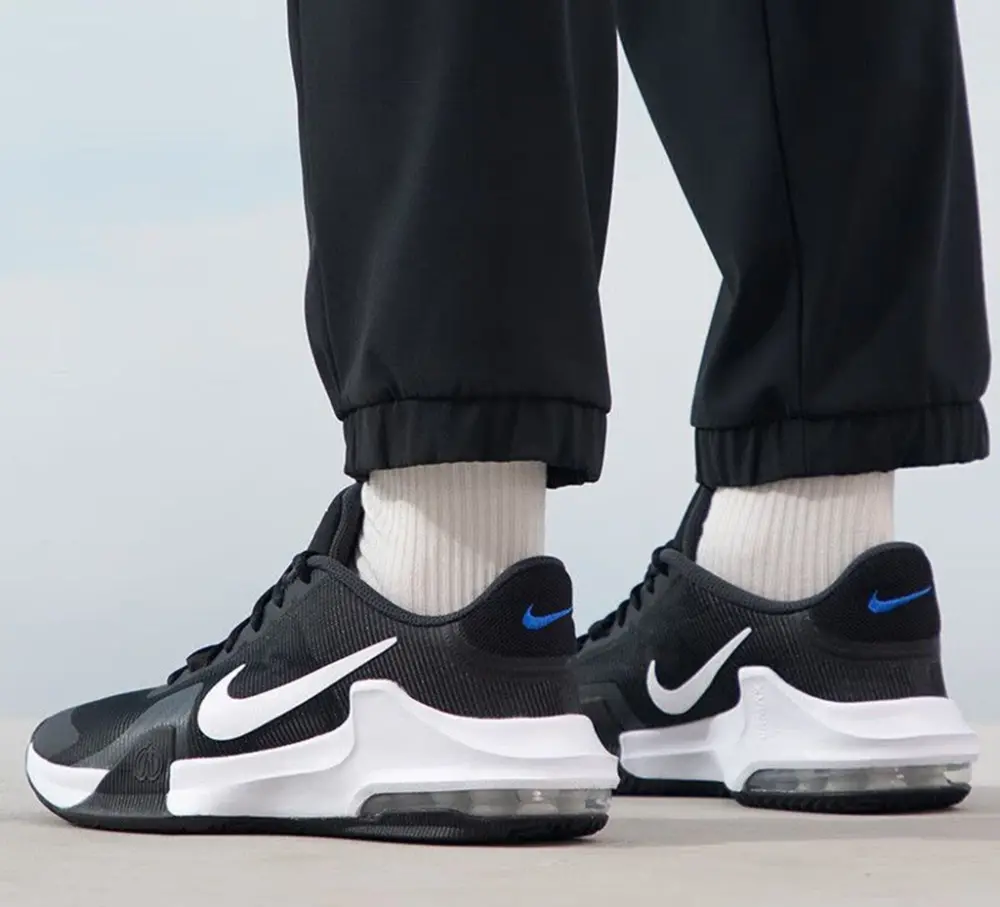 Giày Nike Air Max Impact 4 ‘Black White Racer Blue’ DM1124-001 - Ảnh 3