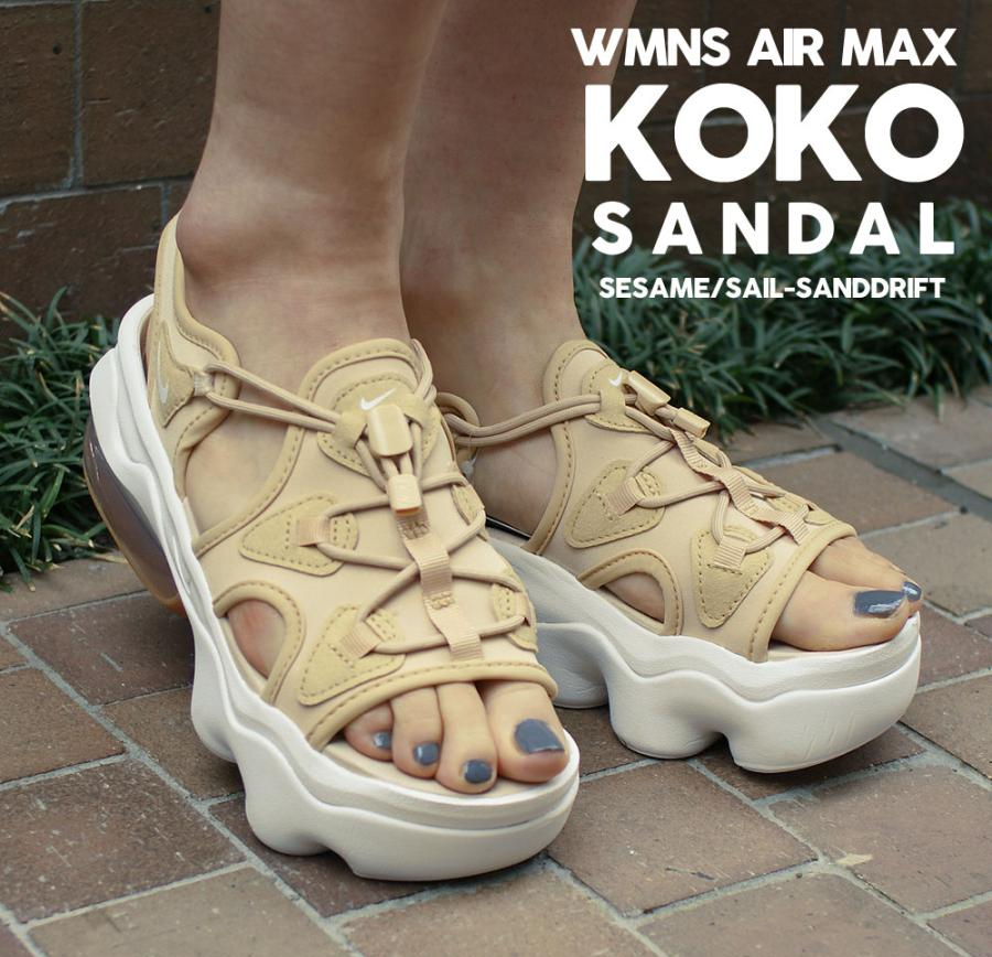 Dép Nike Air Max Koko Sandal ‘Sesame Gum’ CI8798-200 - Ảnh 2