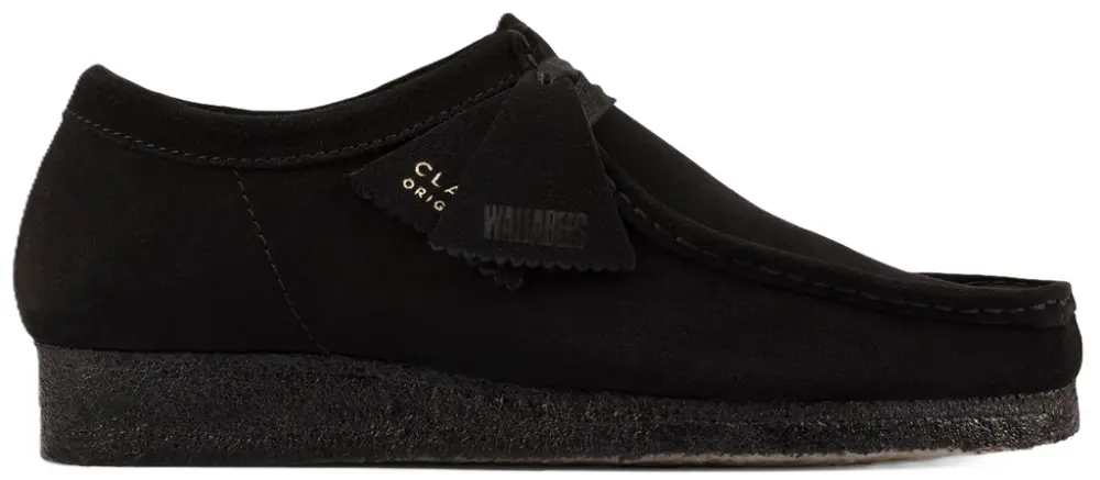 Giày Clarks Originals Men's 'Black Suede Wallabee' 26155519