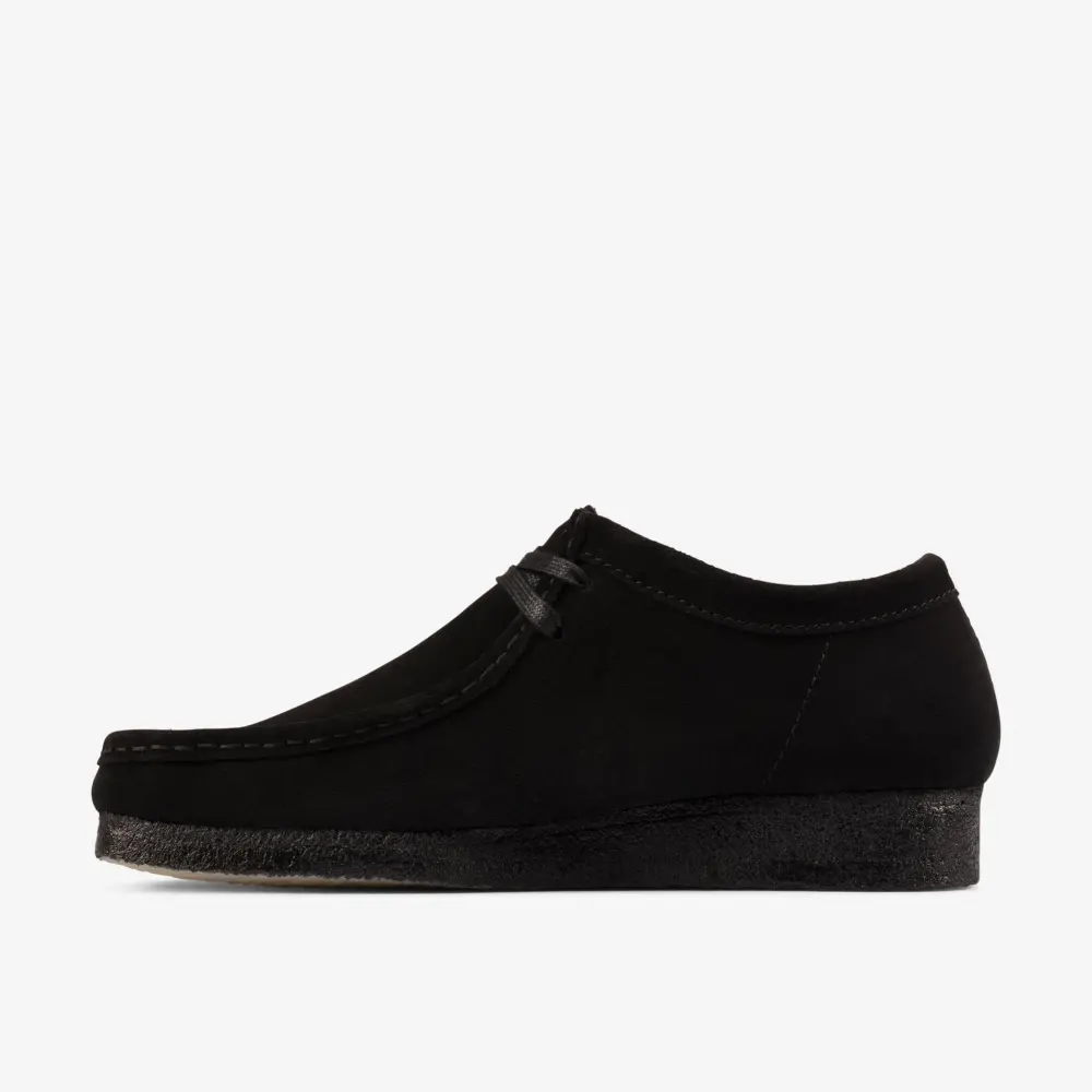 Alternative view of Giày Clarks Originals Men's 'Black Suede Wallabee' 26155519