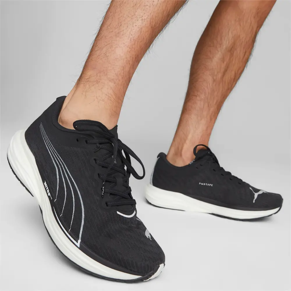 Giày Puma Deviate Nitro 2 Wide ‘Black White’ 377484-01 - Ảnh 3