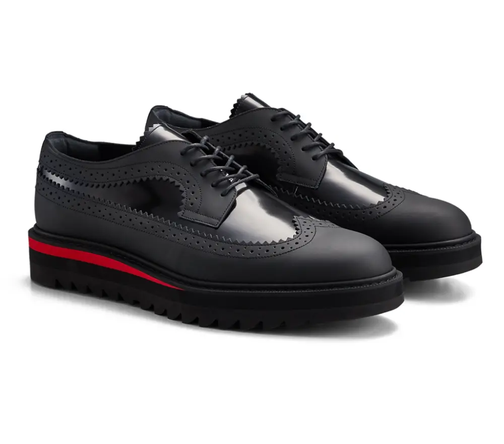 Giày Onitsuka Tiger Brogue 'Black' 1181A391-006 - Ảnh 4