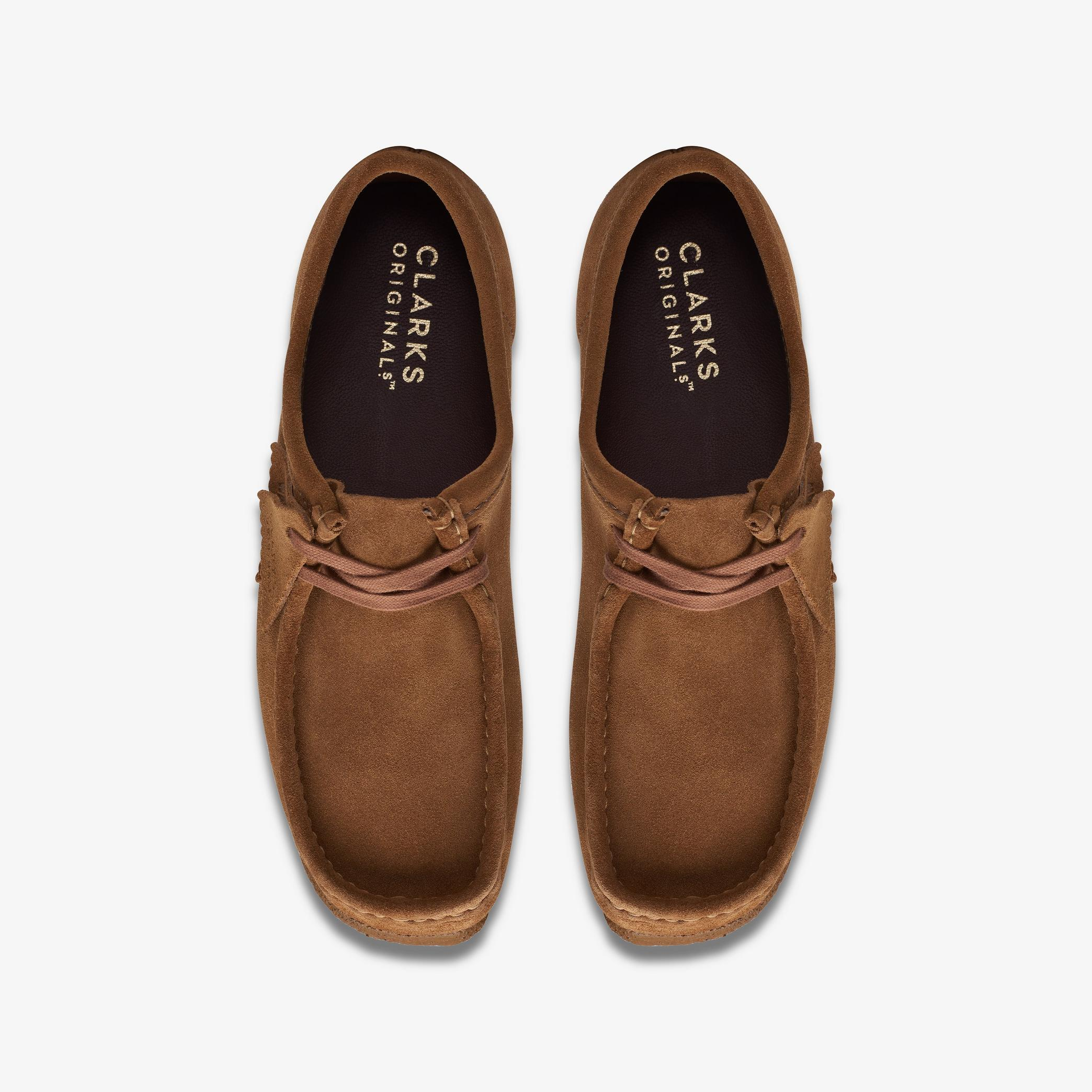 Giày Clarks Originals Wallabee 'Cola Suede' 26155518 - Ảnh 2