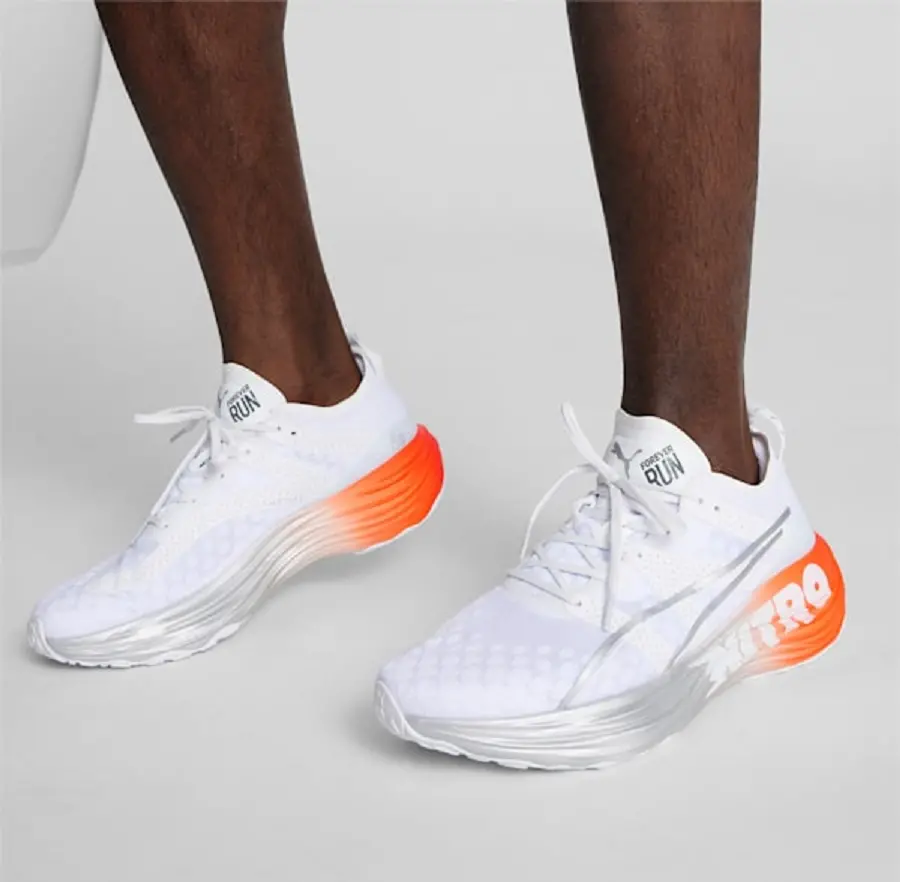 Giày Puma ForeverRun Nitro ‘White Cherry Tomato’ 380017-01 - Ảnh 3